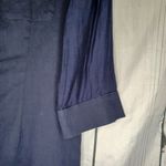 Elie Tahari  Navy Blue Shirt Dress Photo 4