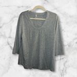 Hue ✨ Wear Ever U R Lounge Elbow-Sleeve Sz XL Grey T-Shirt✨ Photo 2