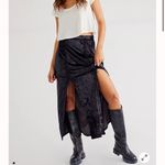 Free People Eyes On You Velvet Midi Skirt Photo 0