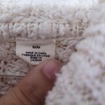 Moth Sweater Women Mock Turtle Neck Long Sleeve Pullover Beige Size M Size M Photo 5