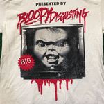 Bloody Disgusting x Chucky Horror T-Shirt Size Medium Photo 1