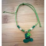 St Patricks Day Knotted String Beaded Bracelet Leprechaun Hat Shamrock C… Green Photo 10