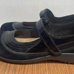 Naot Women Black Kirei Suede Patent Leather Mary Jane’s Clog Shoes Photo 0