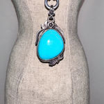 Western Coastal Festival Statement Cowgirl Necklace Earrings Silver Photo 6