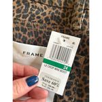 frame denim Frame Le Crop Mini Coated Bootcut Kick Flare Jeans Leopard Womens Size 24 Photo 9