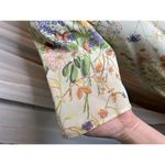 frolicking dress house coat floral pastel yellow Size L Photo 12