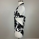 Kate Spade Women's Bathing Suit Size Medium Black and White Floral One-Piece Photo 4