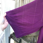 Cameo  APPEARANCE PURPLE FLOWY BLOUSE Photo 3