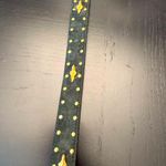 Green and Gold suede Studded Belt Photo 5