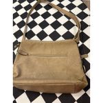 Stone Mountain Womens Crunch Leather Irene Adjustable Strap Hobo Purse bag Tan Photo 4