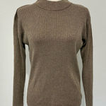 American Vintage Vintage Joseph A Silk Metallic Blend Gold Sweater Sz XL Photo 0
