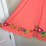 Johnny Was LA Embroidered Floral Twist Front Cotton Tank Dress Size M Photo 4