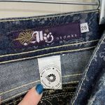 Akademiks Low Rise Boot Cut Jeans Embellished Lace Flap Pocket Women’s Size 28 Photo 7