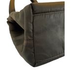 Prada RARE 1990s Lucite Handle Tote Black Nylon Made in Italy Minimalist Icon Photo 10