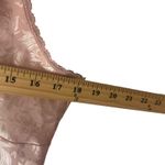 Lucie Ann II Vintage Large Baby Pink Satin Lace Floral Robe & Night Gown Set Photo 6