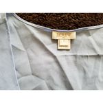 J.Crew  Top Tank Semi Sheer Chiffon Sleeveless Scoop Neck Blue Women's Size 4 Photo 1