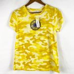 SoulCycle  Yellow Camo Short Sleeve Graphic Tee Photo 1