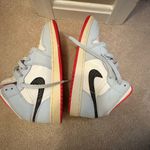 Jordan  sneakers light blue, white, red Photo 2