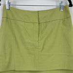 Etcetera  Women's Tiered Layered Woven Fully Lined Skirt Bold‎ Lime Green Size 6 Photo 3