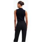 Madewell Mid-Rise Slim Ankle Pants True Black Size 12 Photo 4