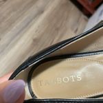 Talbots  black Leather Loafers  Flats Womens 9.5 Top tie accent Slip on Casual Photo 7