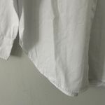 Madewell  Women's Oversized White Button Up Cotton Long Sleeve Shirt XS New Photo 4