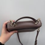 Kate Spade Patterson Drive Maisie Crossbody Bag Mauve Brown Leather Mini Purse Photo 9