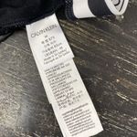 Calvin Klein  Silver & White Metallic Cropped Athletic Racerback Bralette Top M Photo 3