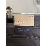 NYDJ Ellison Jeans Womens 18W Destiny Gray Straight Leg High Rise Lift Tuck NWT Photo 6