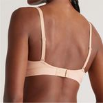 Quince  Micromodal Ruched Bralette Tan Size X-Large Warm Sand Wireless Comfy Photo 1