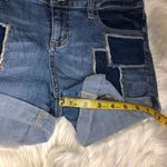 I Heart Ronson I love Ronson patchwork denim cuffed shorts sz 2 Photo 4