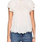 Ulla Johnson silk darla top in Blanc Photo 0
