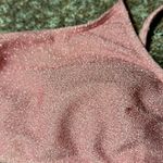 One Shoulder Pink Shimmer Bikini Top Photo 2