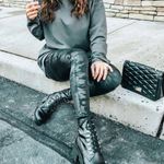 Spanx  Faux Leather High Rise Camo Print Legging Pant Black Size Small Photo 1