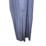 Hatch ONE SIZE OS jasmine wide leg jumper jumpsuit button down maternity Blue Photo 3