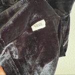 Vans  Black High Neck Exposed Zipper Skater Girl Velour Dress Medium Photo 7