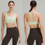 Lululemon  Energy Bra *Medium Support, B-D Cups in Creamy Mint 6 Photo 1