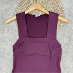 Free People Intimately She's So Sleek Duo Bodysuit Purple Eggplant Size SP Photo 4