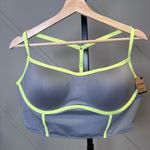 Victoria’s Secret Ultimate Push up Corset Gray Yellow Sports Bra New Size XXL Photo 9