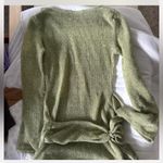 Green wrap beach cover up dress Photo 1