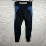 Stella‎ McCartney Adidas Black Blue Snake Print Panel Performance Leggings Size M Photo 6