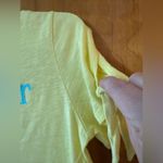 Talbots  Summer Time Crewneck T-Shirt Tee Embroidered Tie Cuff Sleeve PM Medium Photo 5