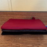 Coach Signature Wristlet in Brown and Red Photo 4