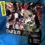 Burton  Lucky Snow Pants Dryride Durashell Abstract Relaxed Nylon Yellow Blue S Photo 3