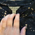 Orvis  Black and Tan Splattered Sweatshirt Photo 4