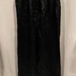 Vintage 40’s? Black silk embroidered pajamas top and pants wide leg pull on Photo 1