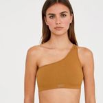 Set Active Ribbed One Shoulder Bras Photo 0