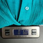 Alfani Womens Teal Academia Casual Office Elegant Pin Tuck Tunic Shirt Sz Large Blue Photo 10