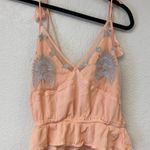 Cleobella  Siren Top Peony Peplum Top Cropped Size Small Photo 2