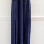 Lulus Lulu’s Air of Romance Navy Chiffon Maxi Dress Photo 4